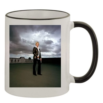 Helen Mirren 11oz Colored Rim & Handle Mug