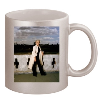 Helen Mirren 11oz Metallic Silver Mug