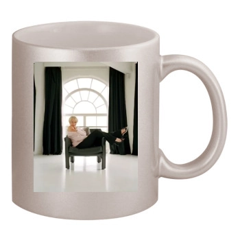 Helen Mirren 11oz Metallic Silver Mug