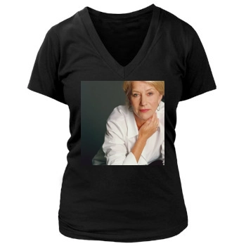 Helen Mirren Women's Deep V-Neck TShirt