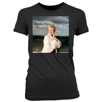 Helen Mirren Women's Junior Cut Crewneck T-Shirt