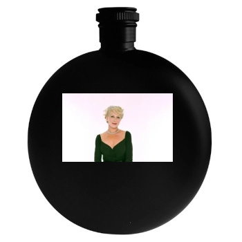 Helen Mirren Round Flask