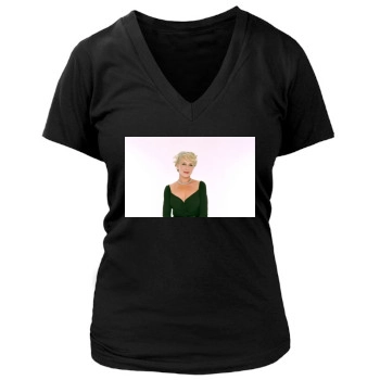 Helen Mirren Women's Deep V-Neck TShirt