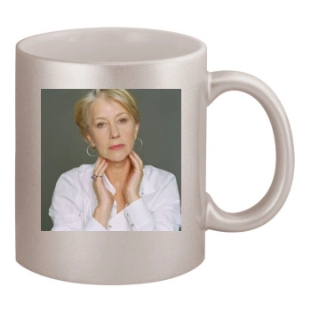 Helen Mirren 11oz Metallic Silver Mug