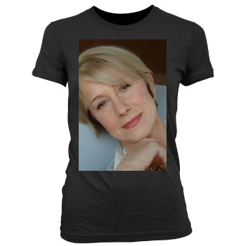 Helen Mirren Women's Junior Cut Crewneck T-Shirt