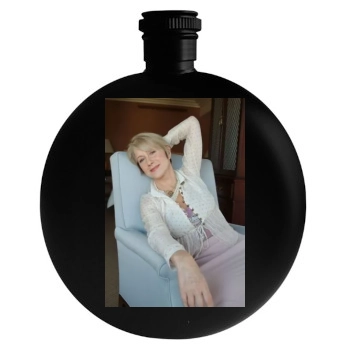 Helen Mirren Round Flask