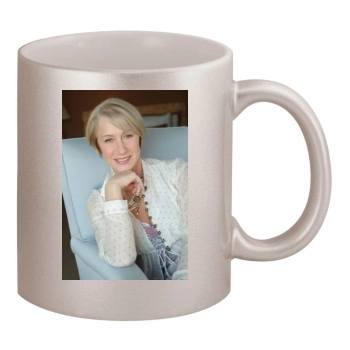 Helen Mirren 11oz Metallic Silver Mug