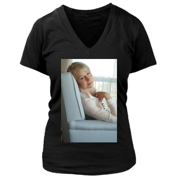 Helen Mirren Women's Deep V-Neck TShirt