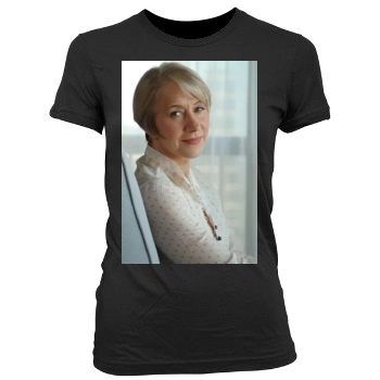 Helen Mirren Women's Junior Cut Crewneck T-Shirt