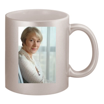 Helen Mirren 11oz Metallic Silver Mug