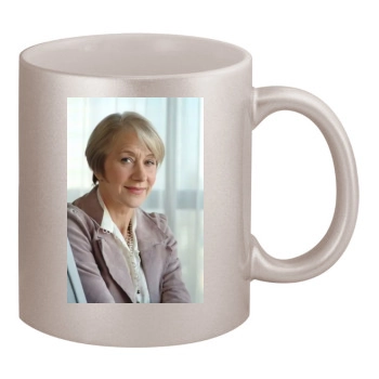 Helen Mirren 11oz Metallic Silver Mug