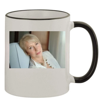 Helen Mirren 11oz Colored Rim & Handle Mug