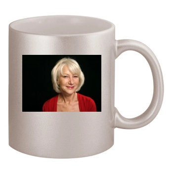 Helen Mirren 11oz Metallic Silver Mug