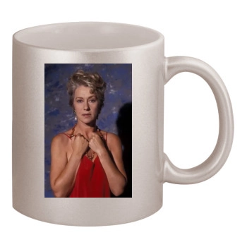 Helen Mirren 11oz Metallic Silver Mug