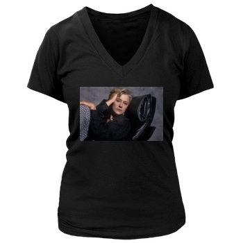 Helen Mirren Women's Deep V-Neck TShirt