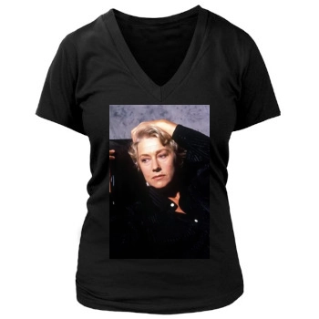 Helen Mirren Women's Deep V-Neck TShirt