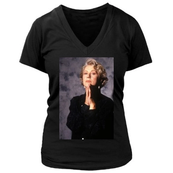 Helen Mirren Women's Deep V-Neck TShirt