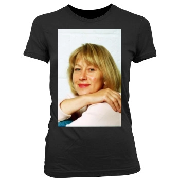 Helen Mirren Women's Junior Cut Crewneck T-Shirt