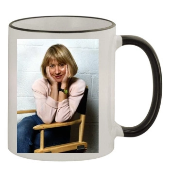 Helen Mirren 11oz Colored Rim & Handle Mug