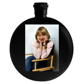 Helen Mirren Round Flask