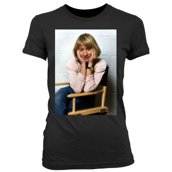 Helen Mirren Women's Junior Cut Crewneck T-Shirt