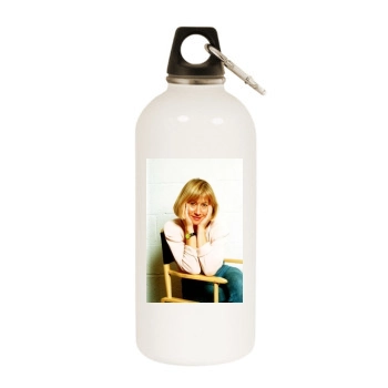 Helen Mirren White Water Bottle With Carabiner