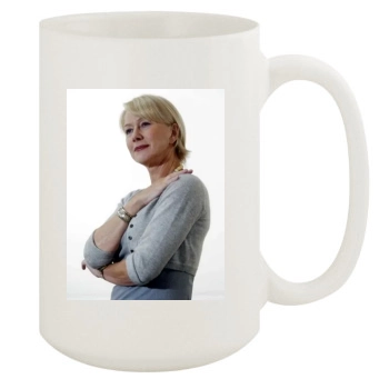 Helen Mirren 15oz White Mug