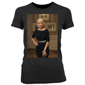 Helen Mirren Women's Junior Cut Crewneck T-Shirt