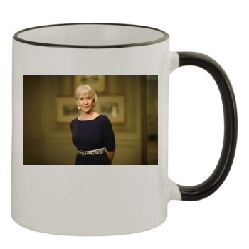 Helen Mirren 11oz Colored Rim & Handle Mug