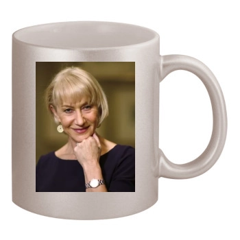 Helen Mirren 11oz Metallic Silver Mug