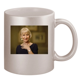 Helen Mirren 11oz Metallic Silver Mug