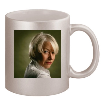 Helen Mirren 11oz Metallic Silver Mug