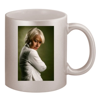 Helen Mirren 11oz Metallic Silver Mug