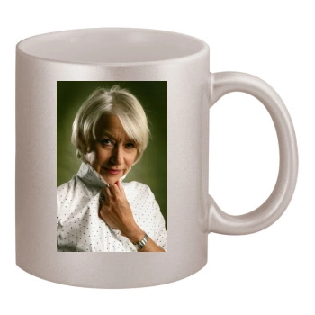 Helen Mirren 11oz Metallic Silver Mug