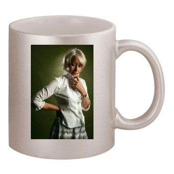 Helen Mirren 11oz Metallic Silver Mug