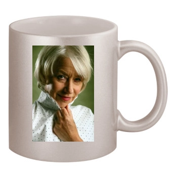 Helen Mirren 11oz Metallic Silver Mug