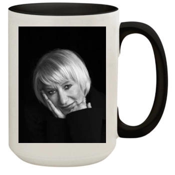 Helen Mirren 15oz Colored Inner & Handle Mug