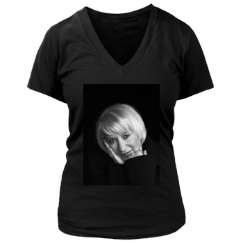 Helen Mirren Women's Deep V-Neck TShirt