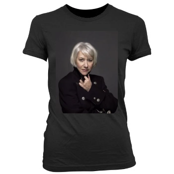 Helen Mirren Women's Junior Cut Crewneck T-Shirt