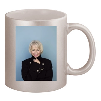 Helen Mirren 11oz Metallic Silver Mug