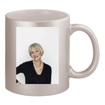 Helen Mirren 11oz Metallic Silver Mug