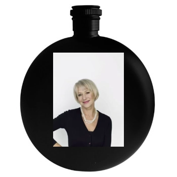 Helen Mirren Round Flask