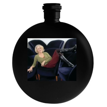 Helen Mirren Round Flask