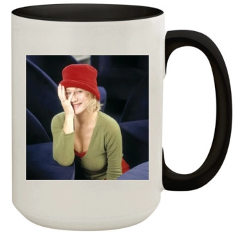 Helen Mirren 15oz Colored Inner & Handle Mug