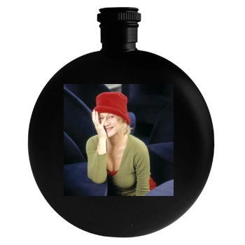 Helen Mirren Round Flask