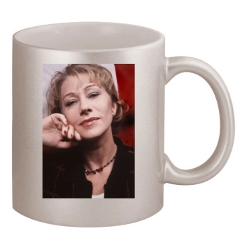 Helen Mirren 11oz Metallic Silver Mug