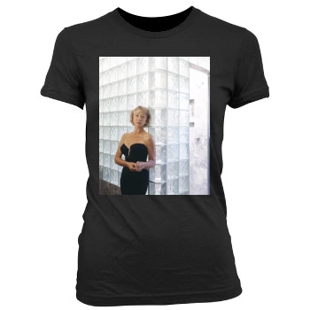 Helen Mirren Women's Junior Cut Crewneck T-Shirt