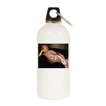 Helen Mirren White Water Bottle With Carabiner