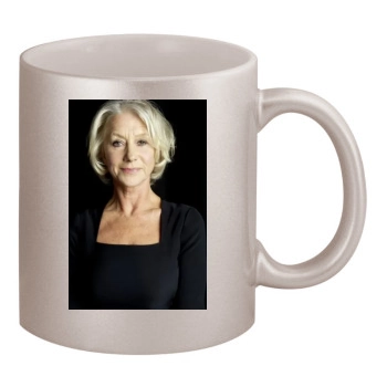 Helen Mirren 11oz Metallic Silver Mug