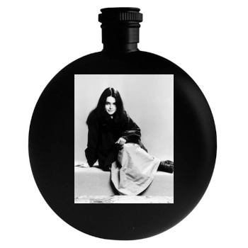 Helena Bonham Carter Round Flask